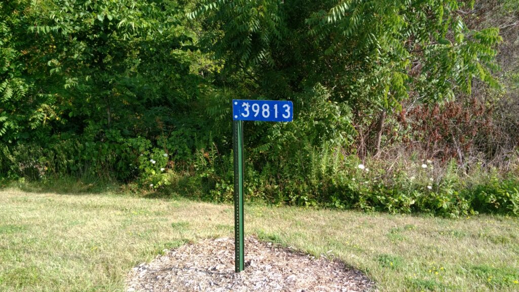 911 sign