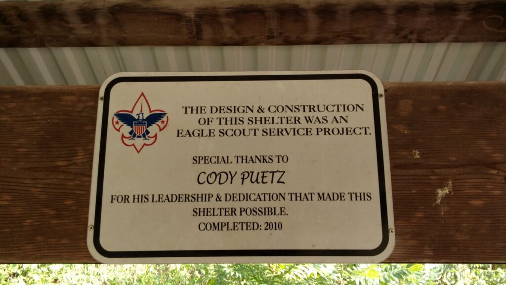 Campground sign