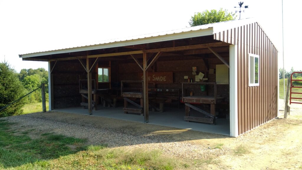 Rifle range building