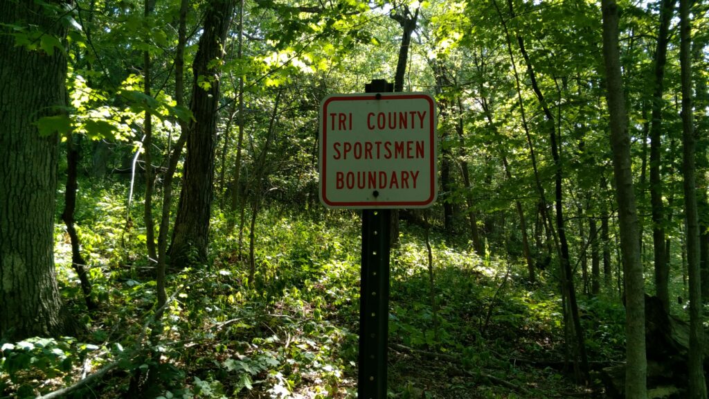Property marker sign