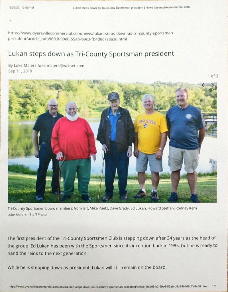 TH story about Ed Lukan