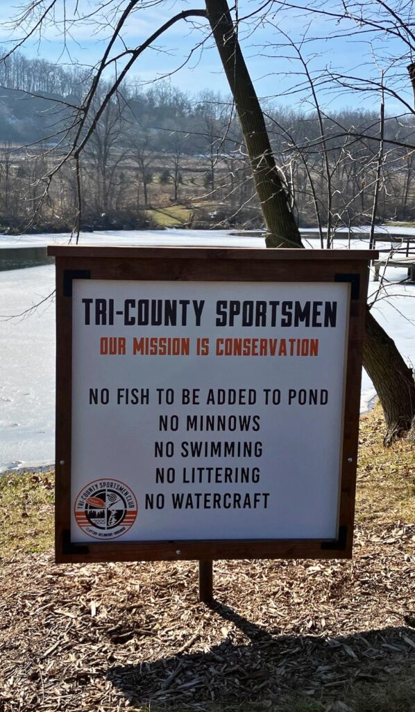 Fishing Rules sign