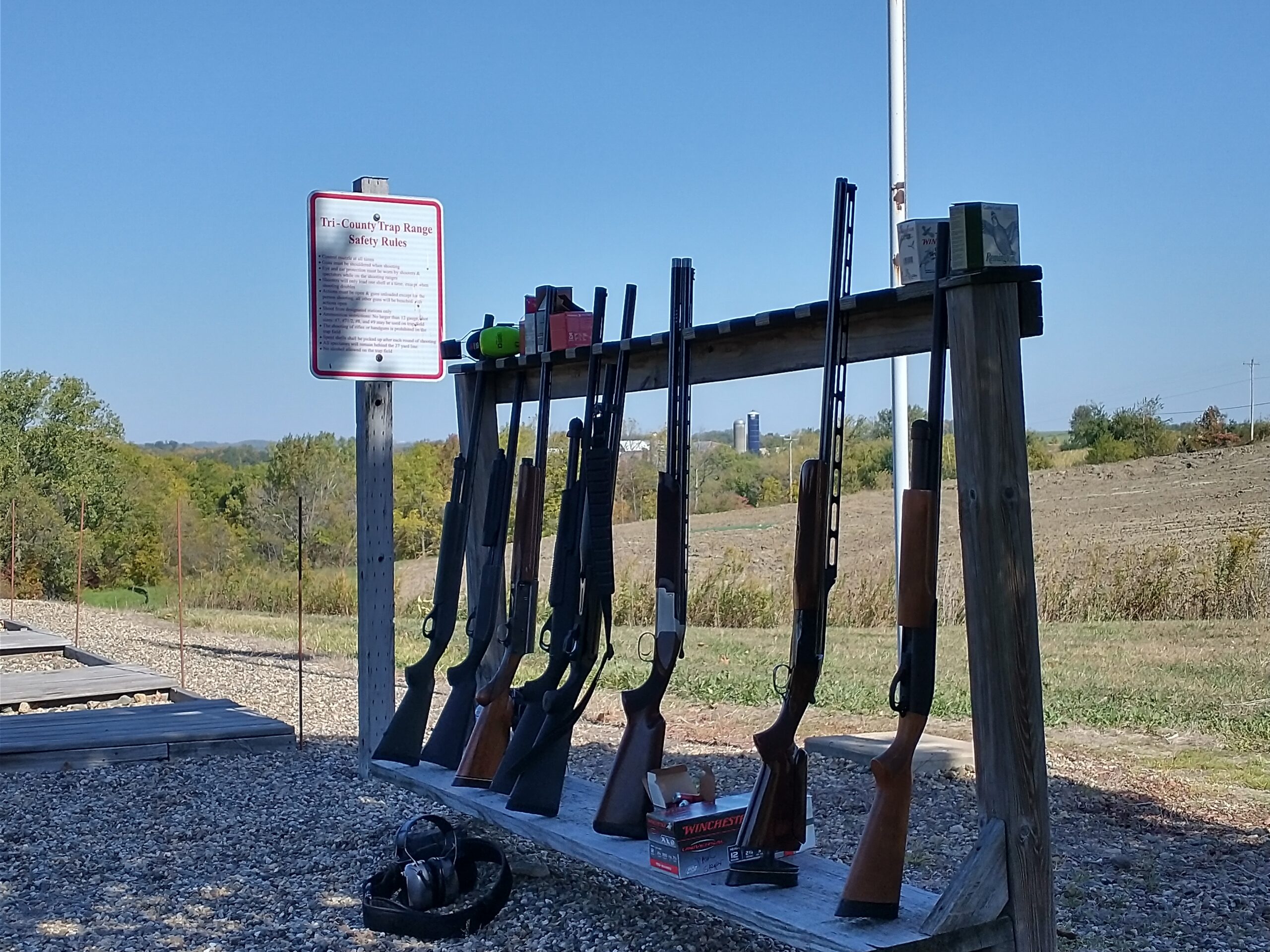 2024 trap shoot gun rack