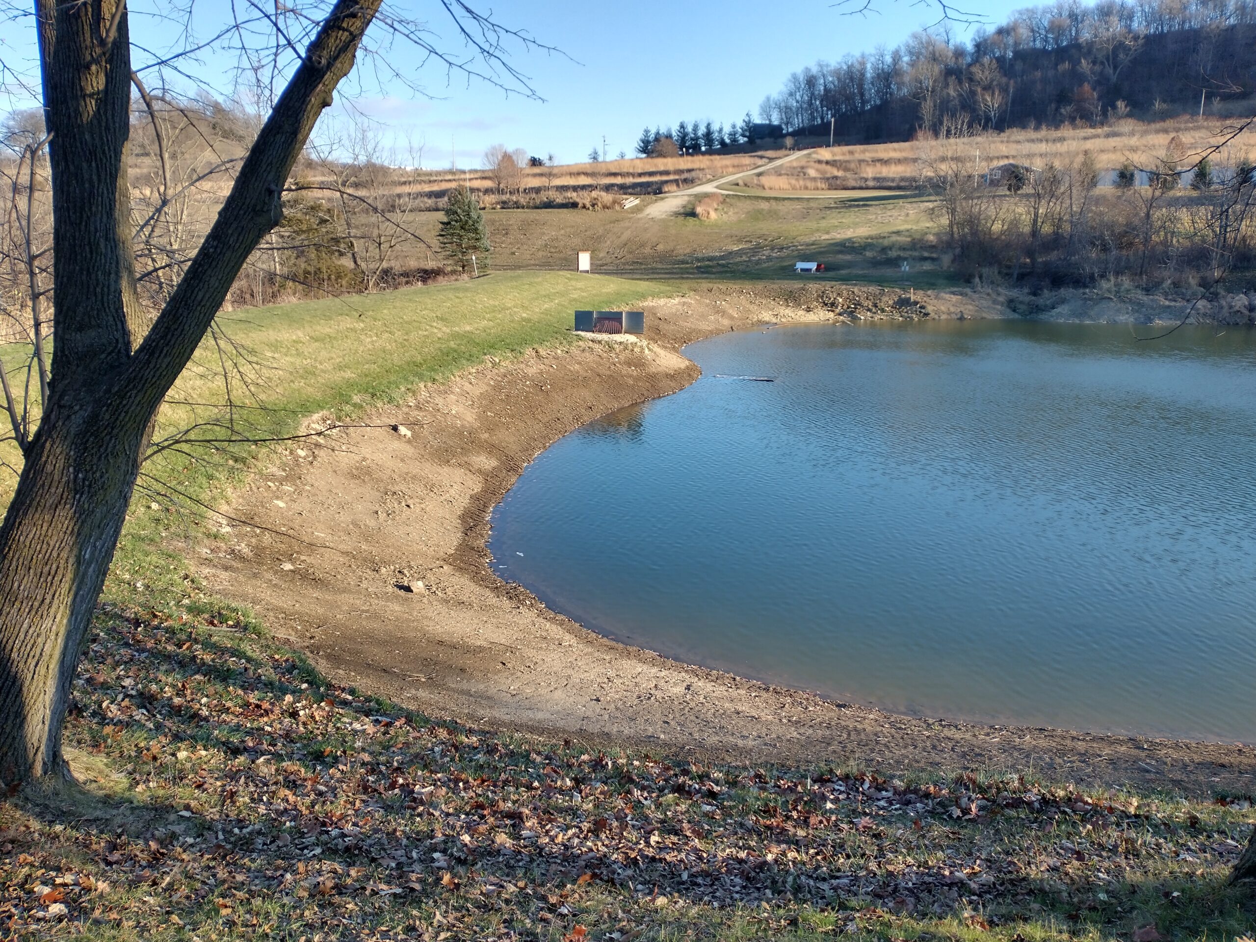 Level of pond