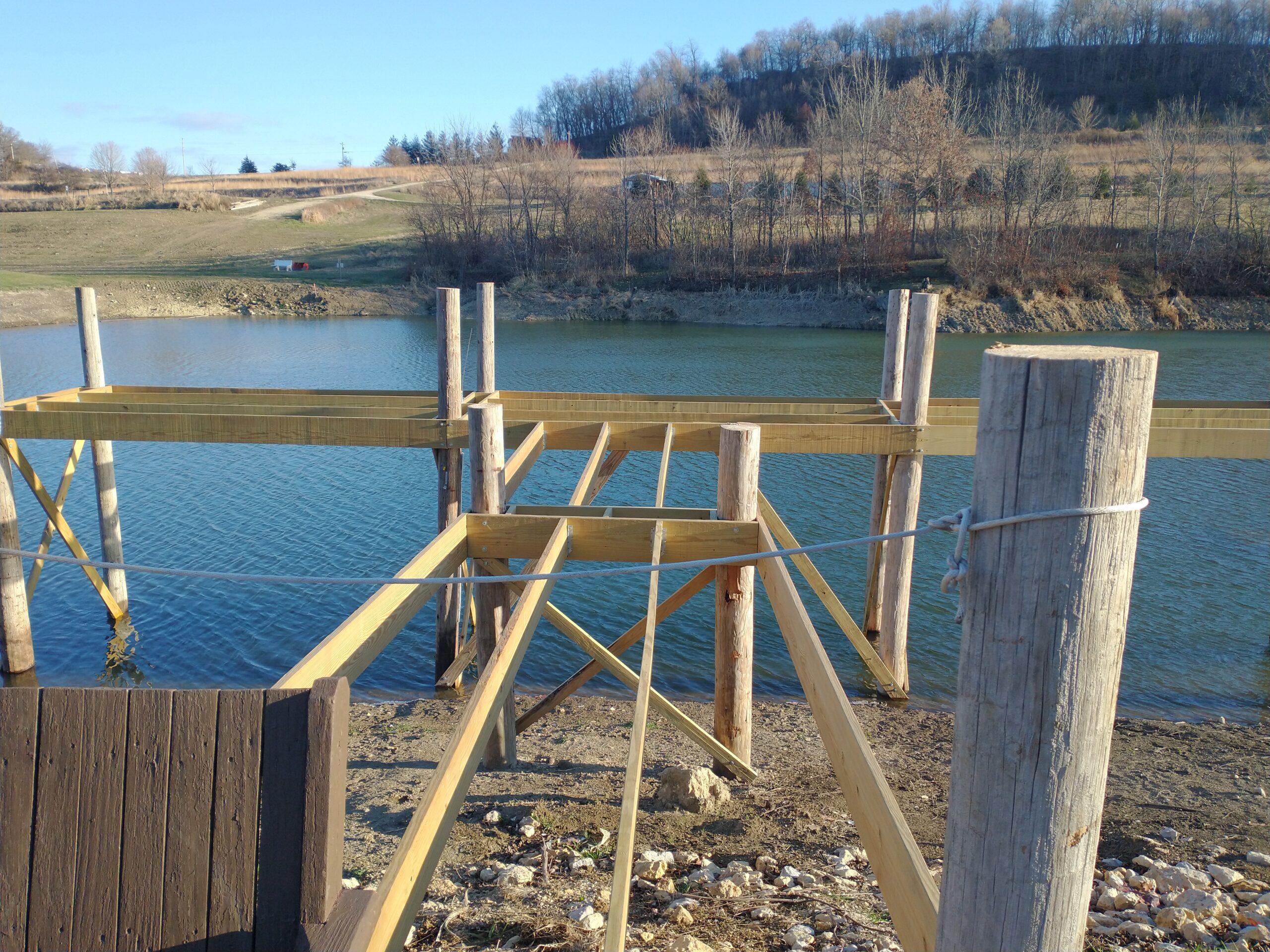 Level of pond