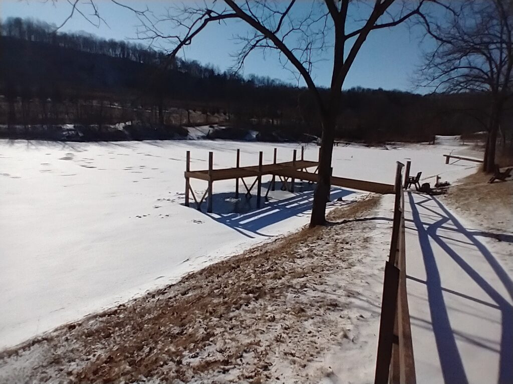 view of dock