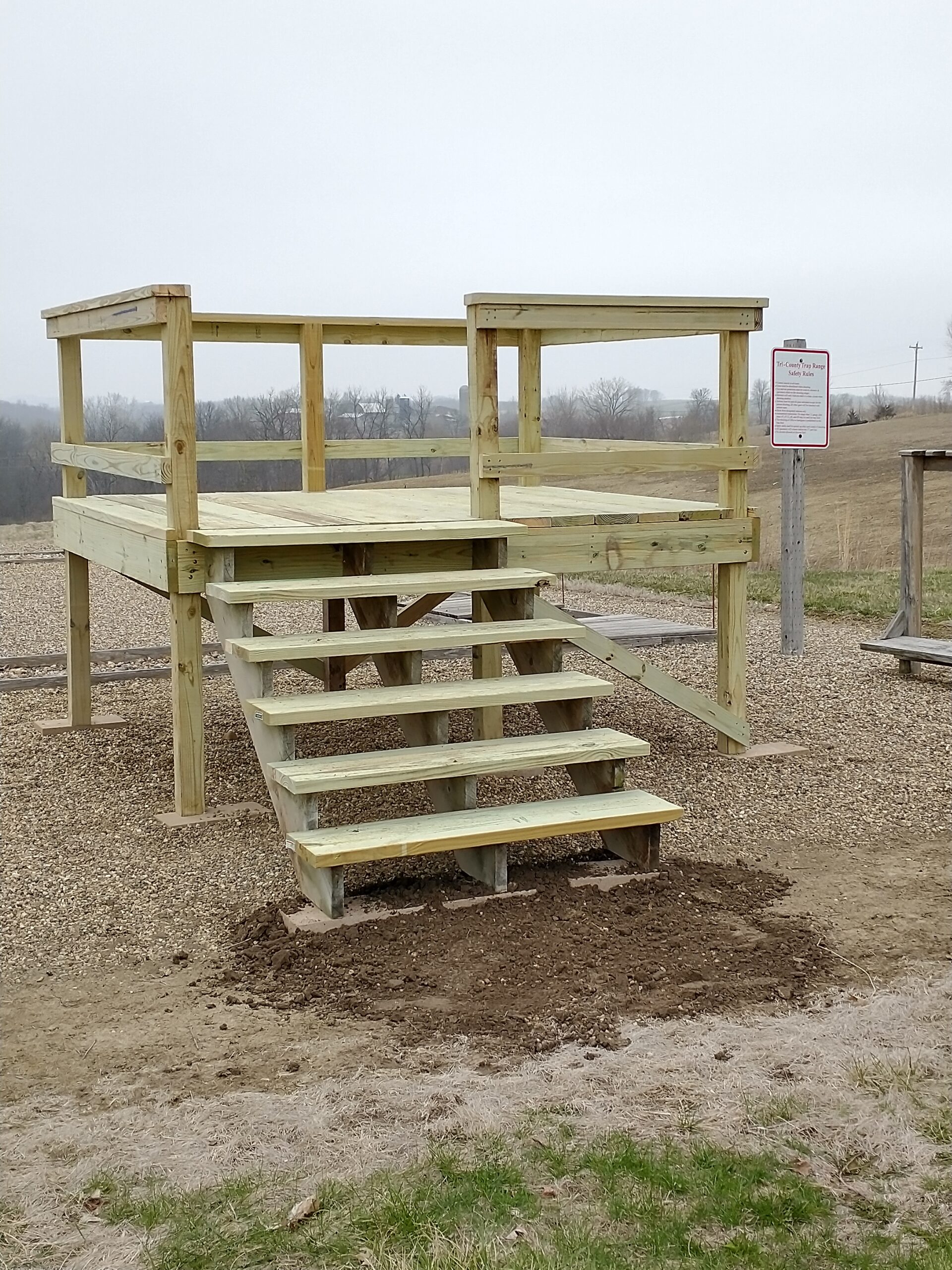 The judge's platform trap range