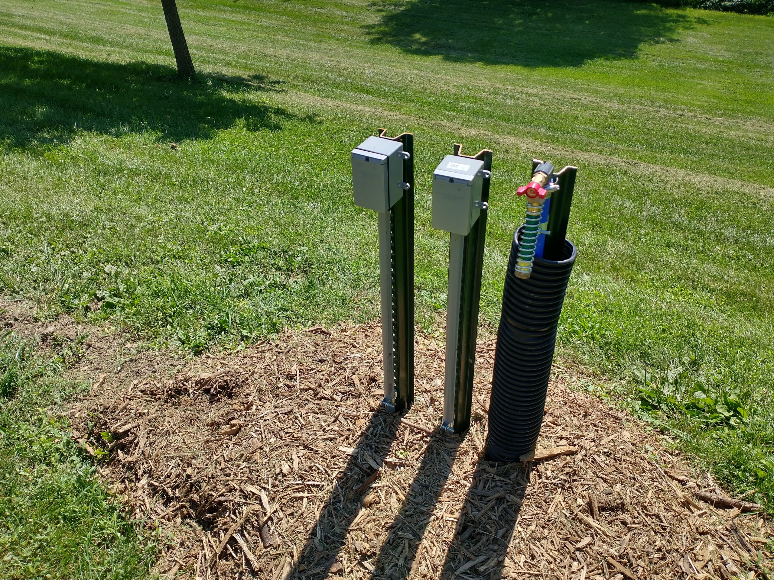 Electric and water hookups